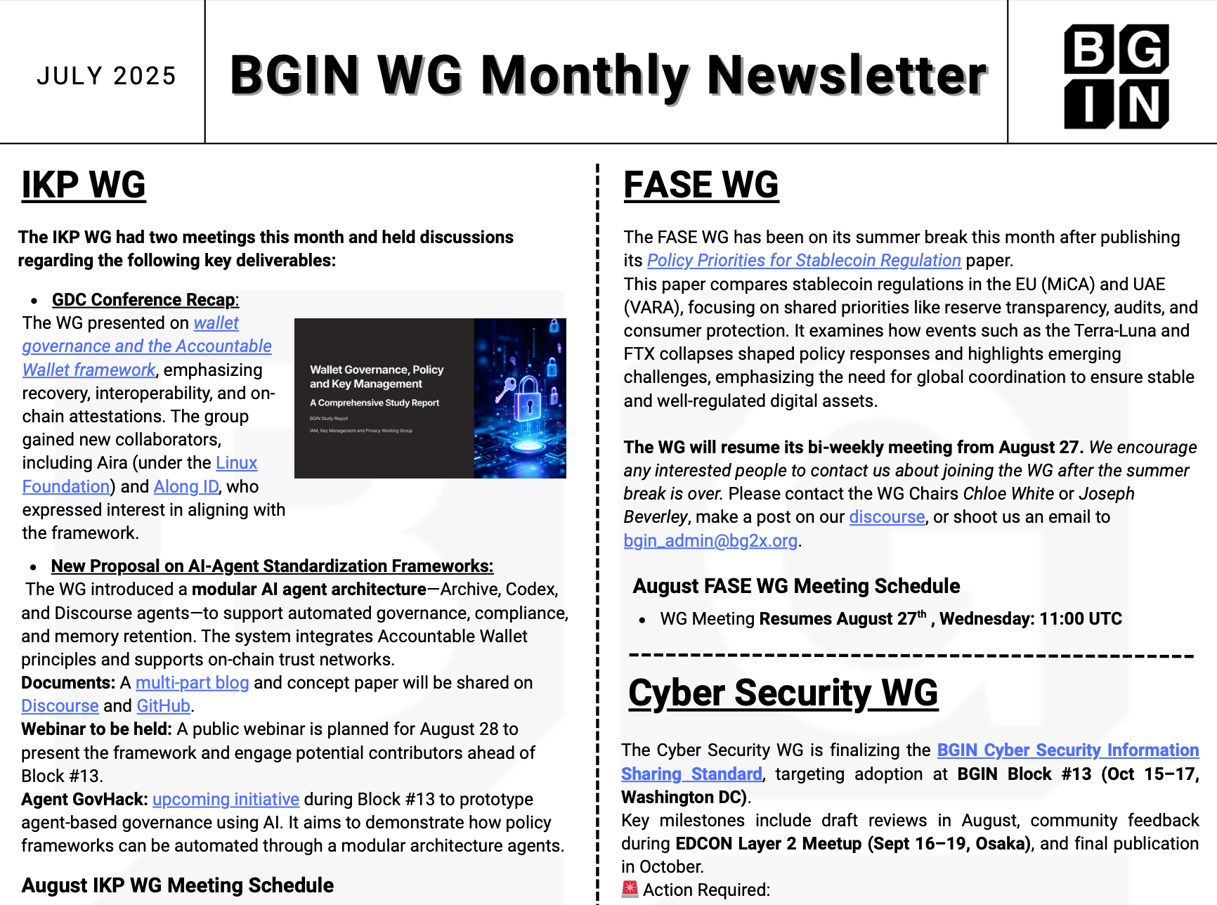 BGIN July 2025 Newsletter Now Available